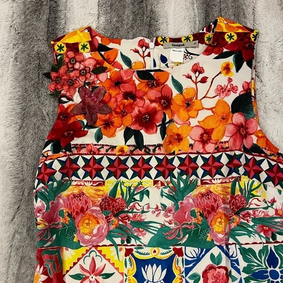 Desigual.woman.ANGELINA.dress.SS2018.18SWVW51-3000 size 46 - Picture 4 of 9